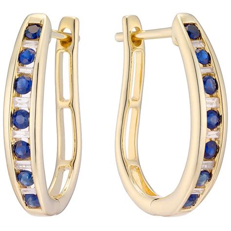 ernest jones sapphire earrings